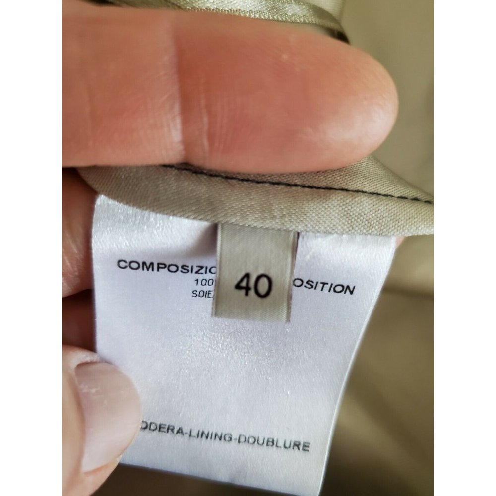 Stella Mccartney Mini Dress 100% silk Pastel Green - Picture 6 of 11